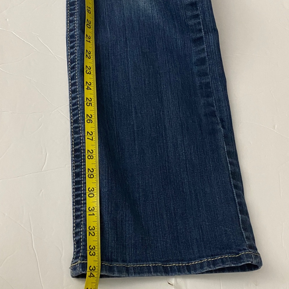 Ariat Real Riding 34L Boot Cut Spitfire WMS Denim  Jeans in Classic Blue $98 - Picture 15 of 17